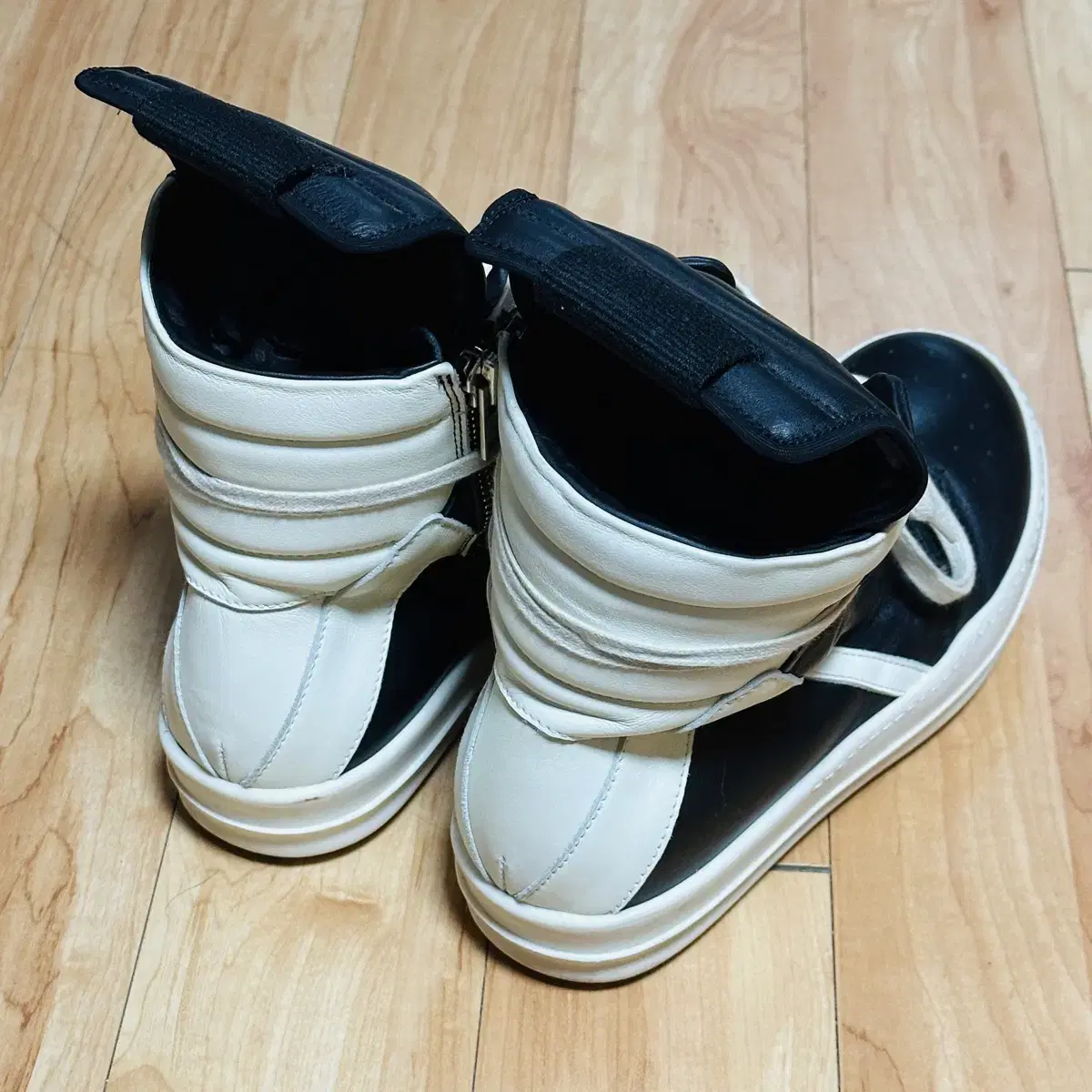 릭 오웬스 Rick Owens 지오바스켓 Geobasket 흰검 EU41