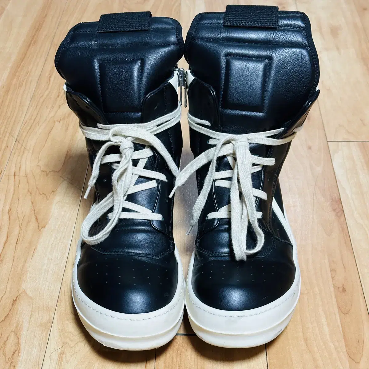 릭 오웬스 Rick Owens 지오바스켓 Geobasket 흰검 EU41