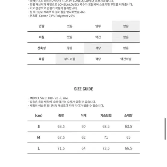 노앙 맨투맨 러프사이드 오버듀플레어 렉토 맨투맨