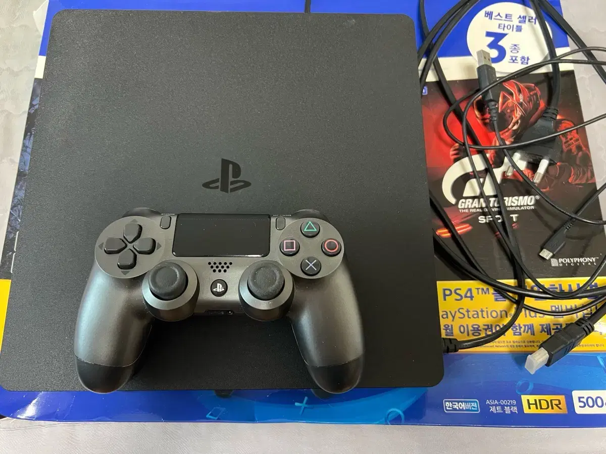 PS4 플스4 제트블랙 500G cuh-2117a 팝니다