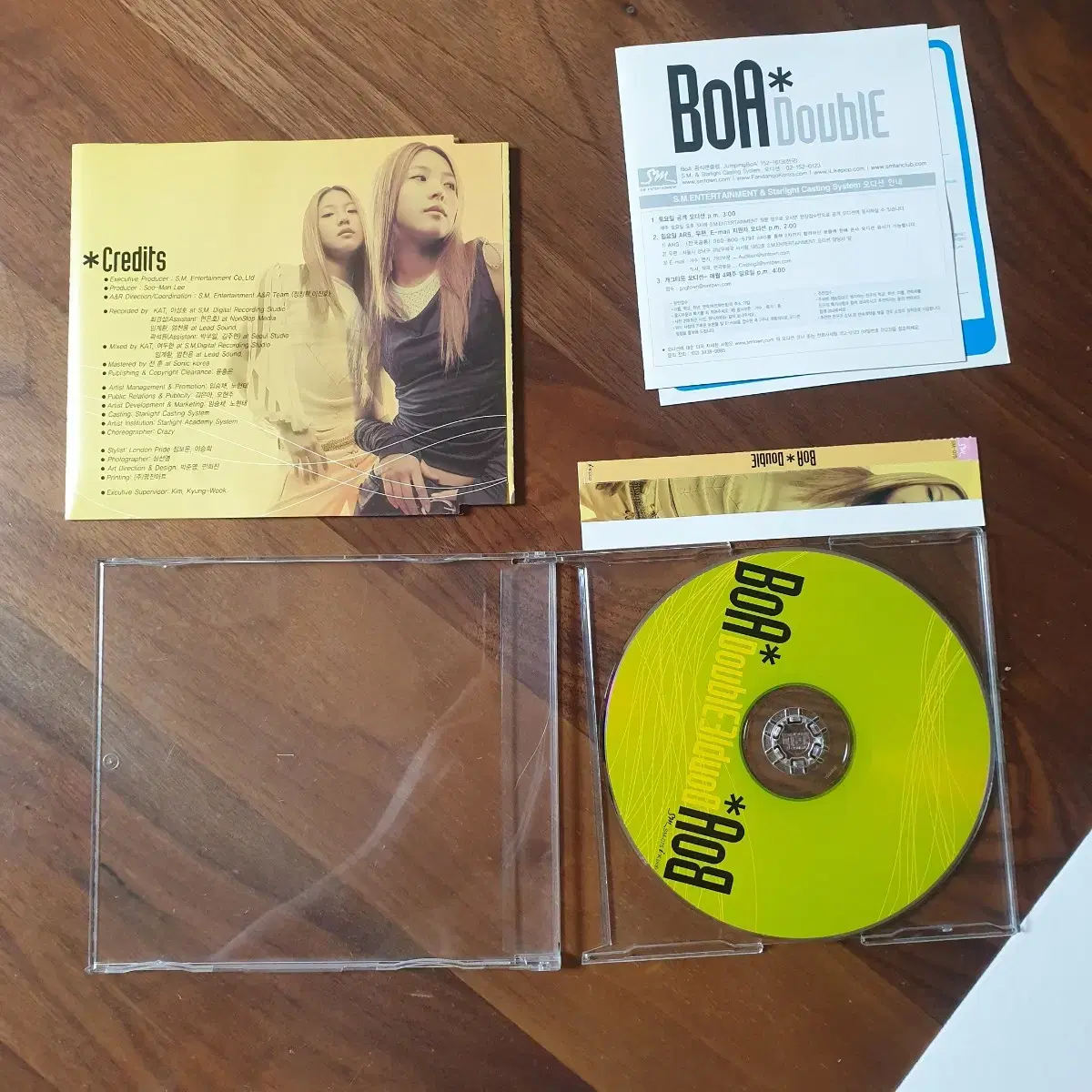 보아 double 2003년 발매 CD