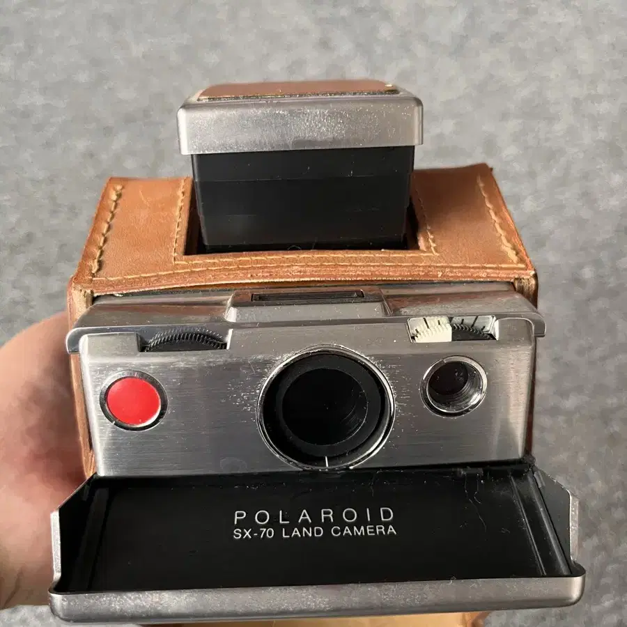 폴라로이드 sx-70 가죽케이스 포함