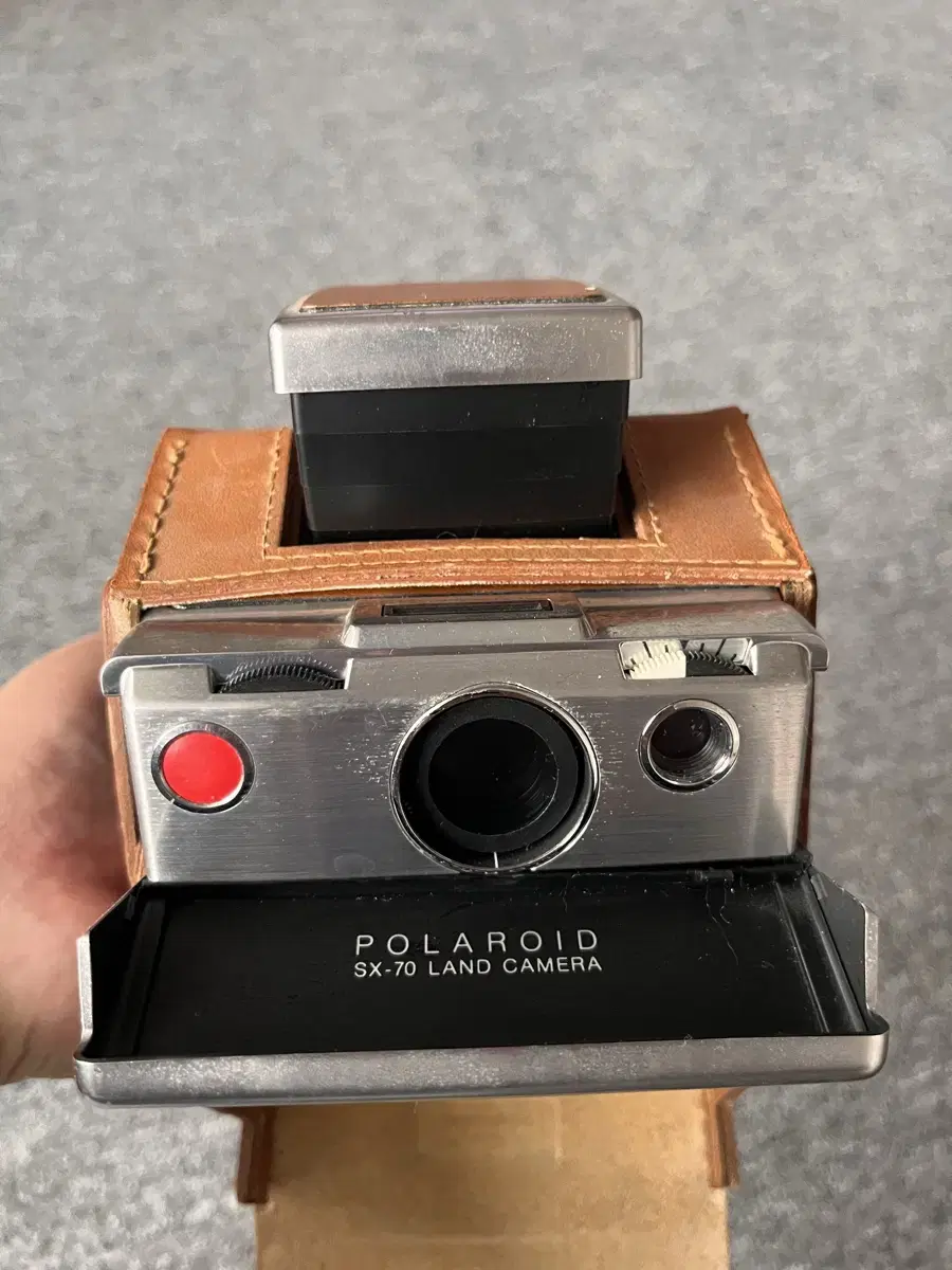 폴라로이드 sx-70 가죽케이스 포함