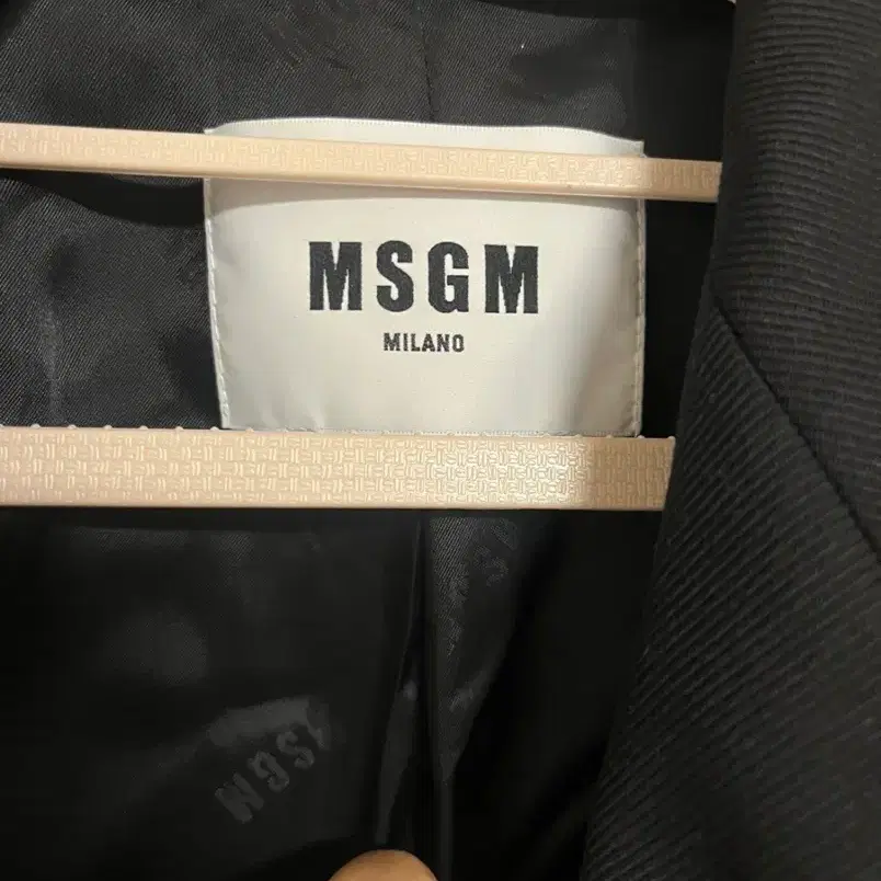 Msgm 테일러링 자켓 블랙