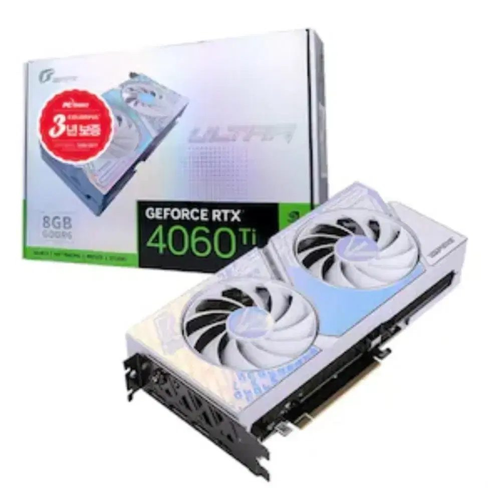 7500F+4060ti 2열수냉 화이트 컴퓨터