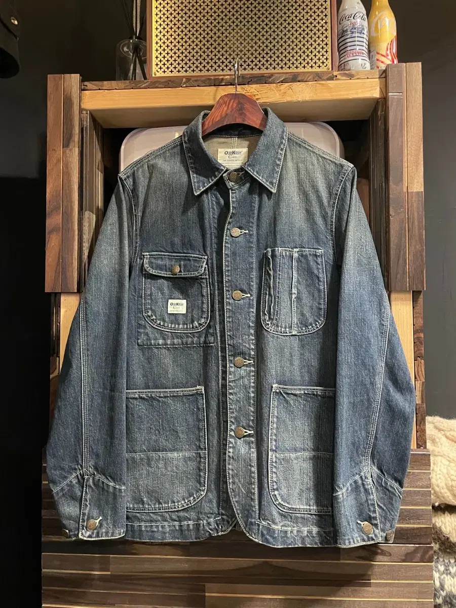 Oshkosh denim 오시코시 데님 자켓 L 착용샷o