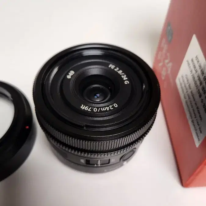 소니 24mm f2.8 G 렌즈 팝니다 (sel24f28g, 24g)