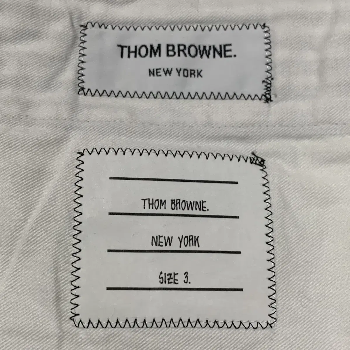 THOM BROWNE 톰 브라운 시어서커 클래식 트라우저(코튼)