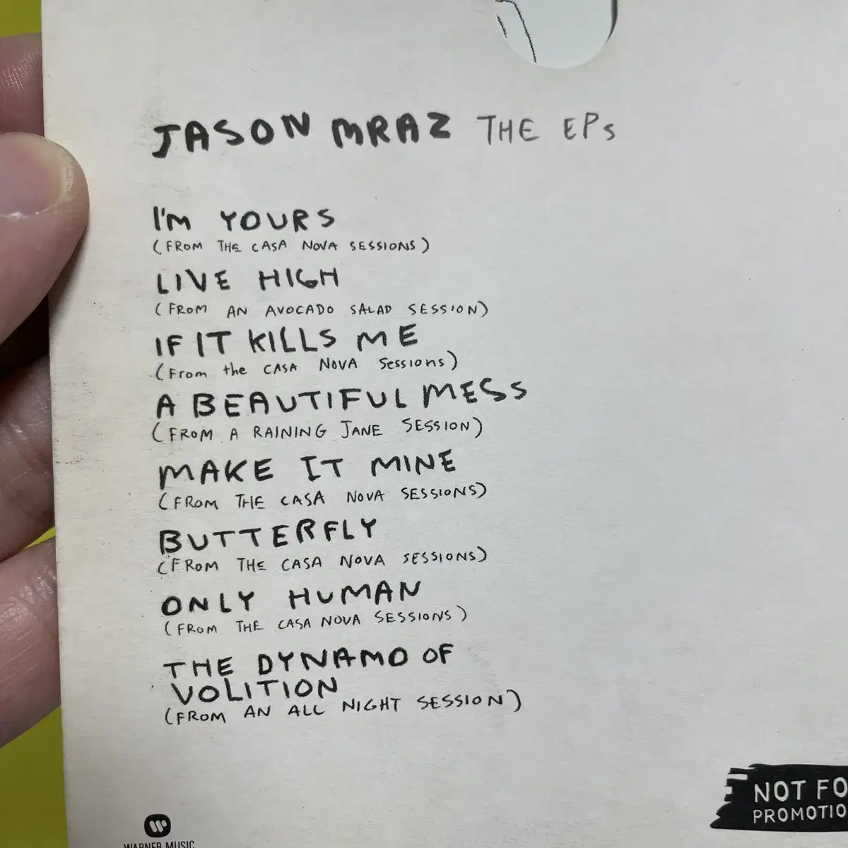 [중고음반/CD] 제이슨 므라즈 Jason Mraz - The EPs