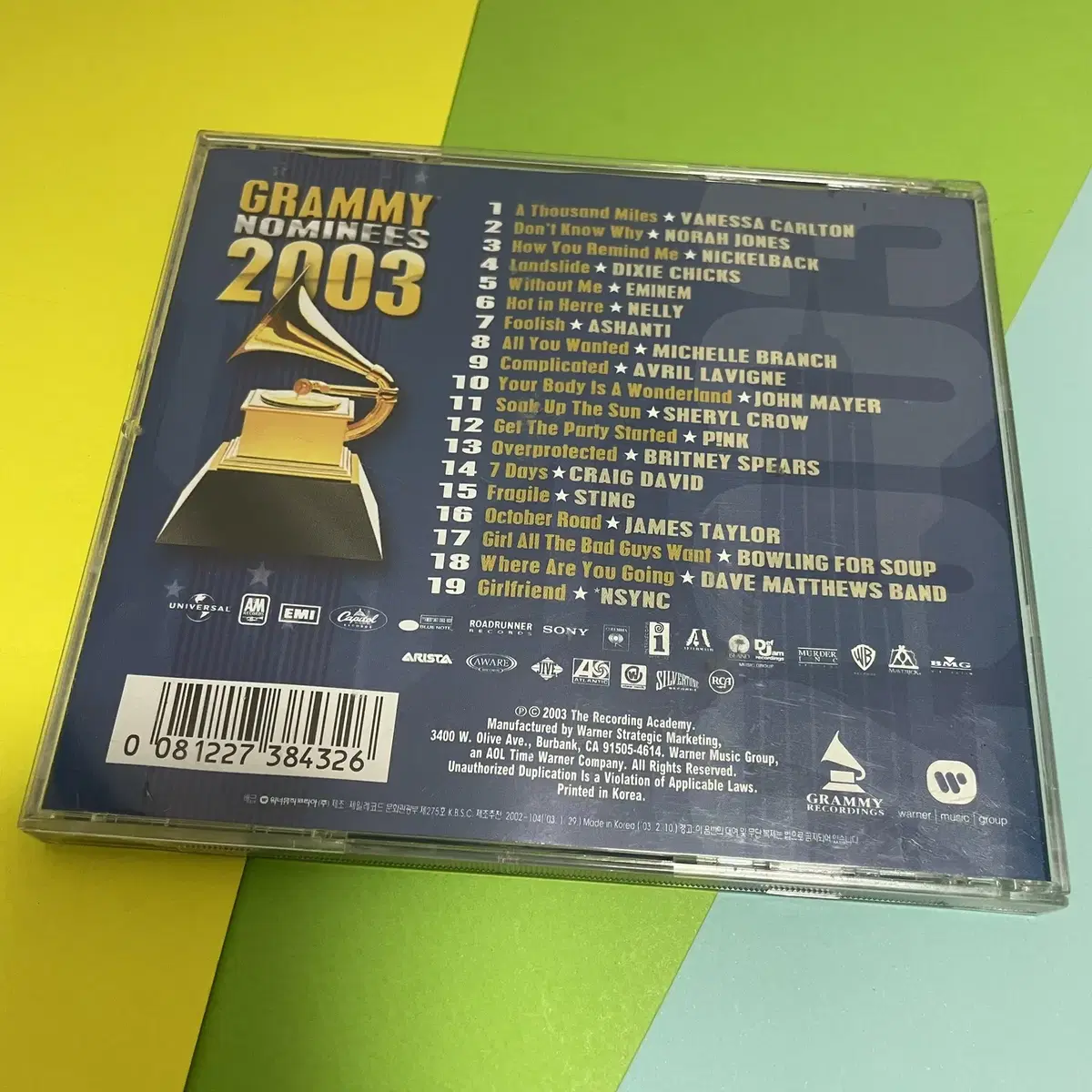 [중고음반/CD] 그래미 Grammy 노미니즈 2003