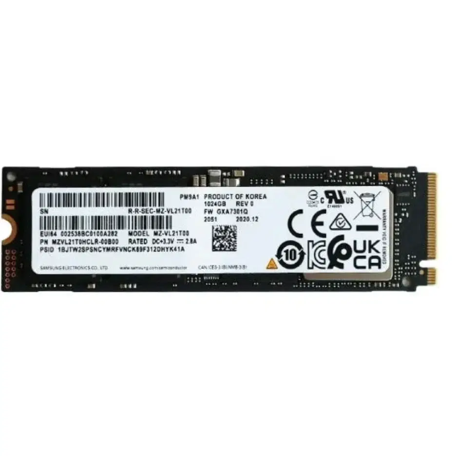 삼성전자 PM9A1 M.2 NVMe SSD 1TB