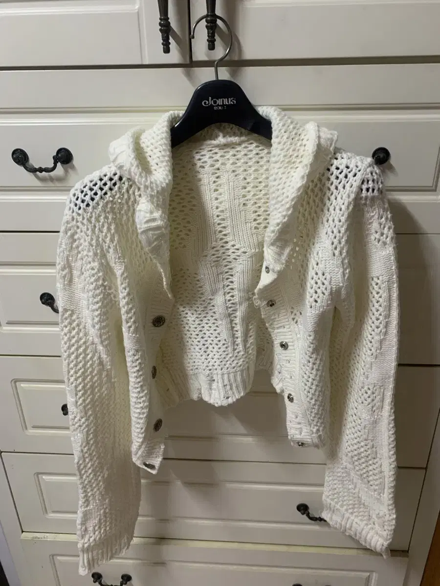 Thugclub Net Hoodie Cardigan White 1 size