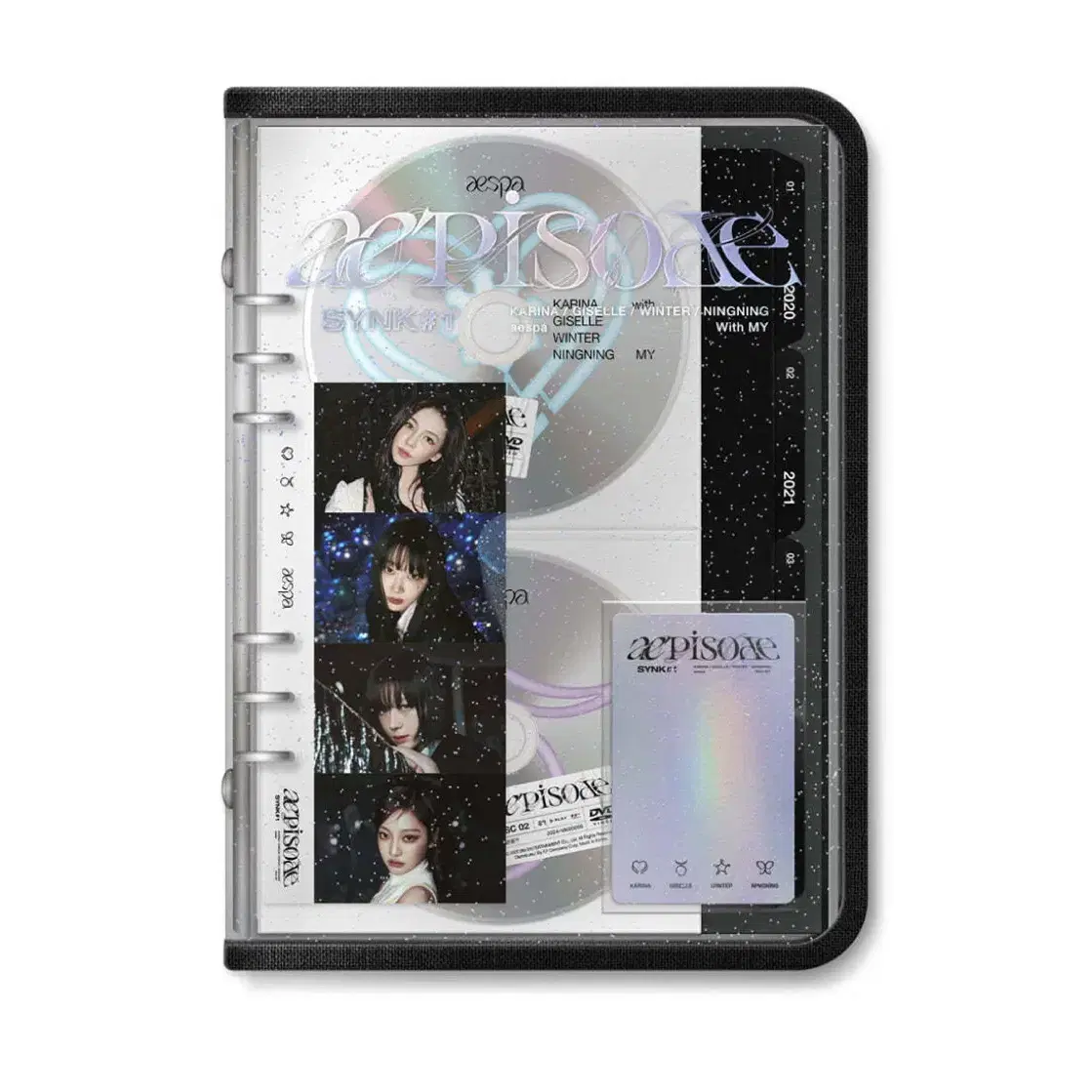 aespa 에스파 콘서트 DVD 블루레이 디지털코드 포카 분철 DVD,