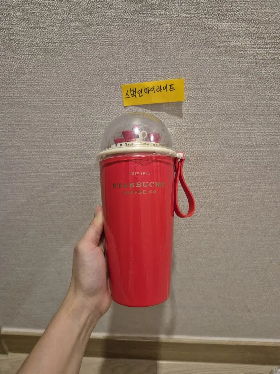 스타벅스 SS 홀리데이 레드 처비돔 텀블러 355ml