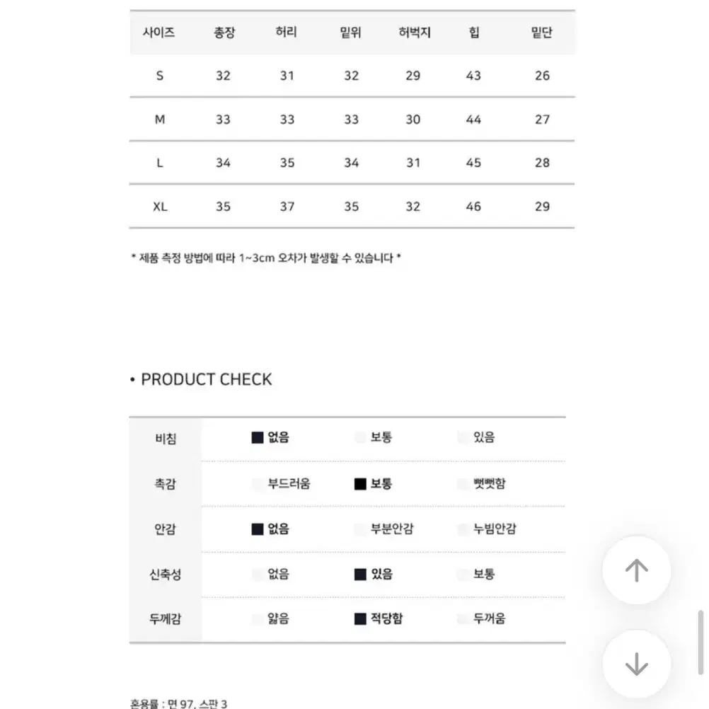 에이블리 모디무드 하이웨스트 숏팬츠