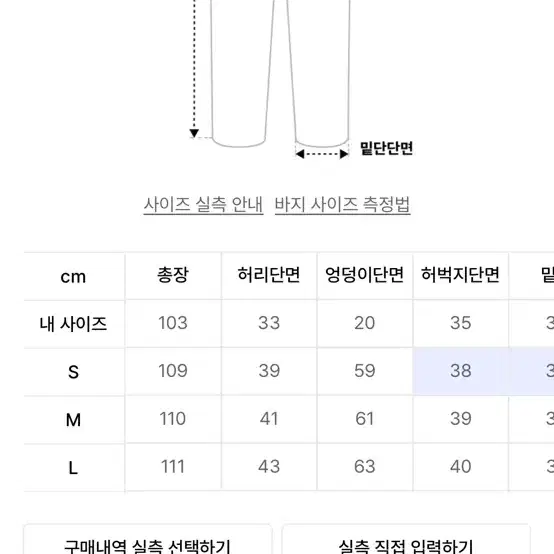 어널러코드 멀티 카고데님 s