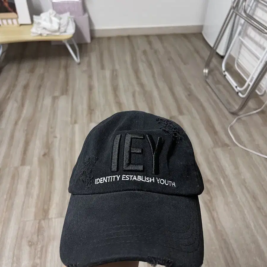 [이에이 X 짱구대디] GRAN LOGO VINTAGE BALL CAP