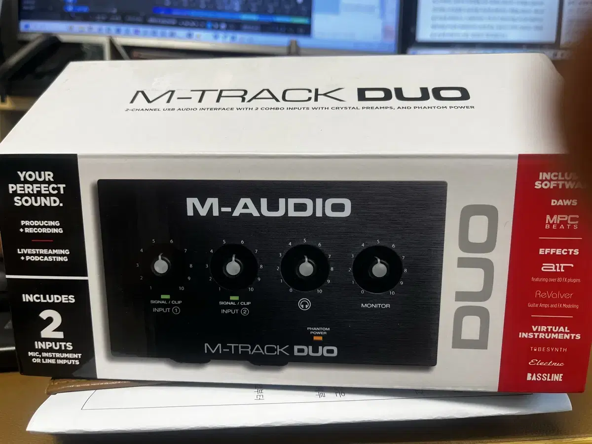 M-track 오디오인터페이스