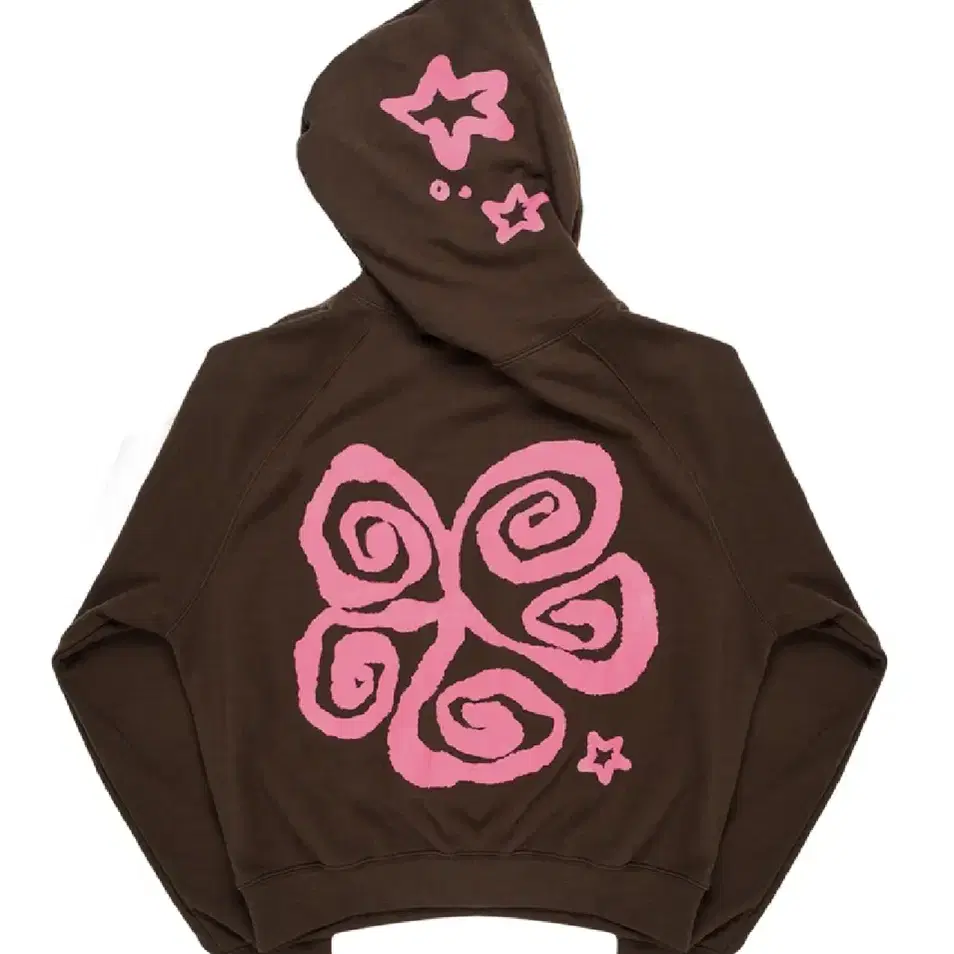 큘 후드티 브라운 Spiral Harmony Hoodie