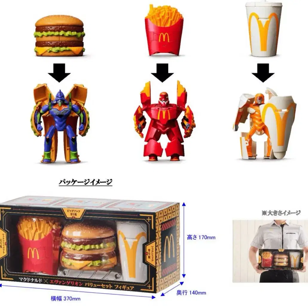 맥도날드 에반게리온 피규어