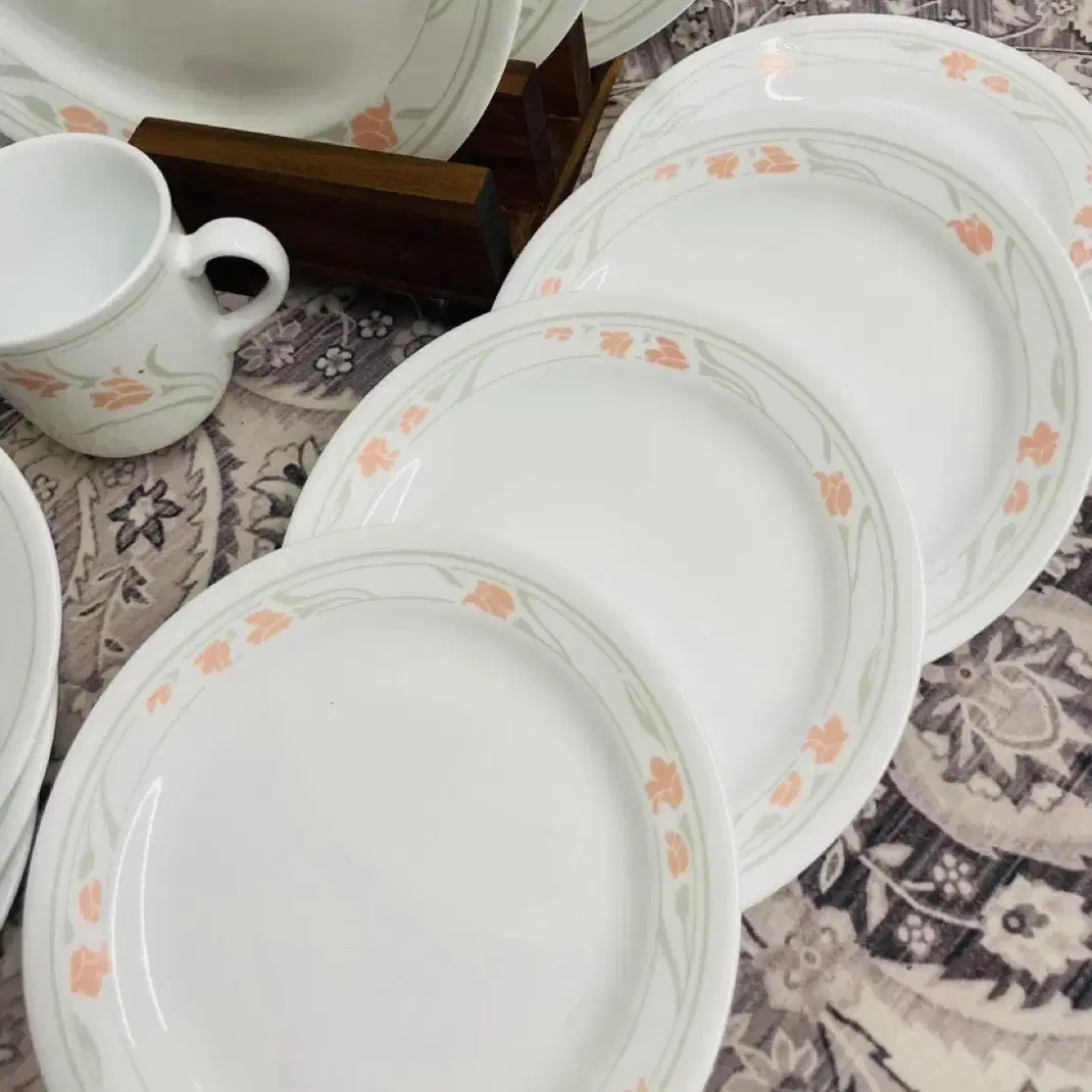 CORELLE CORNING) 코렐 코닝웨어 플레이트 세트