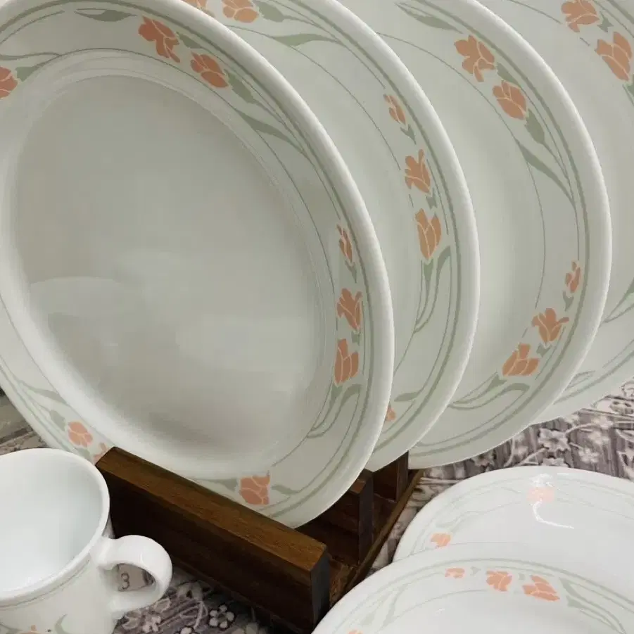 CORELLE CORNING) 코렐 코닝웨어 플레이트 세트