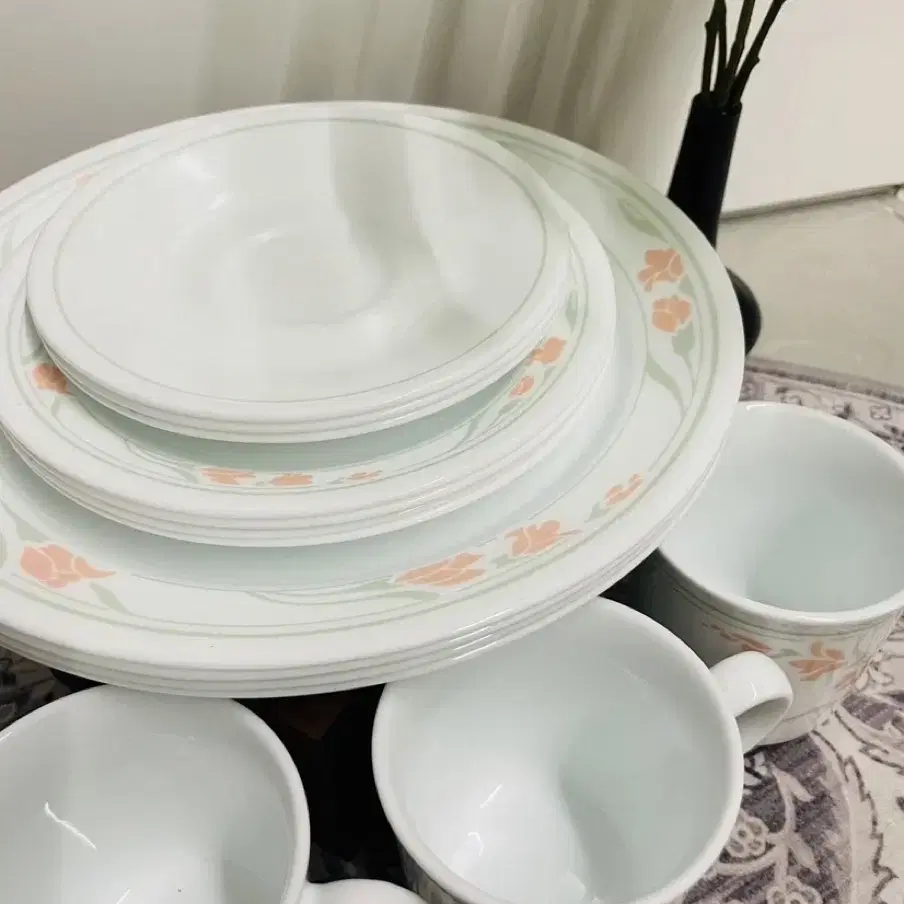 CORELLE CORNING) 코렐 코닝웨어 플레이트 세트