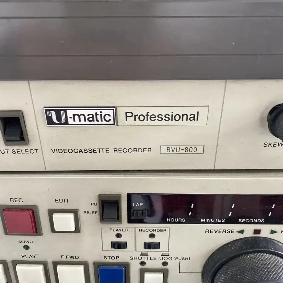 U-Matic VCR_BVU-800_부품용 4대