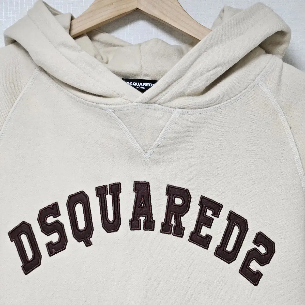 DSQUARED2 후드티 베이지