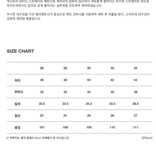 브랜디드 51036 30사이즈 엑와핏