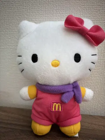 해외 맥도날드 헬로키티봉제 인형 약 16cm