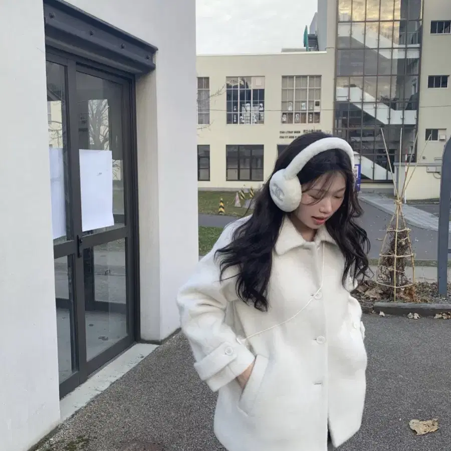 온트 알파카 하프 코트 (택O) ownt Alpaca Half Coat