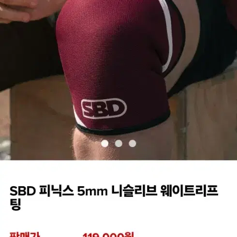 sbd 피닉스 니슬리브 무릎보호대