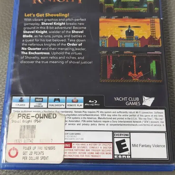 ps4 삽기사, 삽질기사, shovel knight