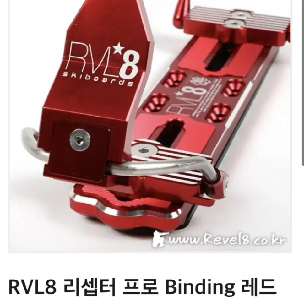 RVL8 스키보드(RVL8 리셉터 프로 바인딩 레드 장착)