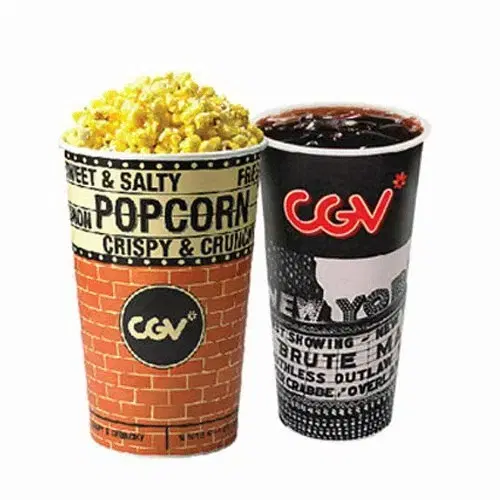 Cgv 탄산음료(M) 2잔 판매 / 팝콘 탄산 스낵 영화 예매 검은수녀들