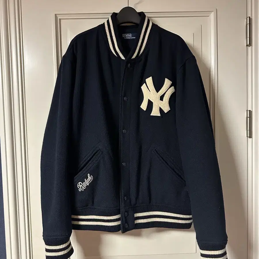 폴로 mlb 21fw 울 바시티 자켓 XXL