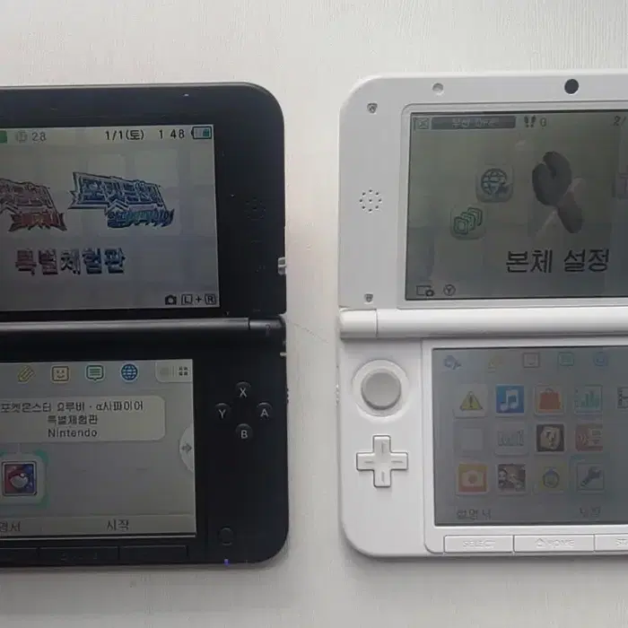 닌텐도 3ds xl 2대 일괄로 판매합니다