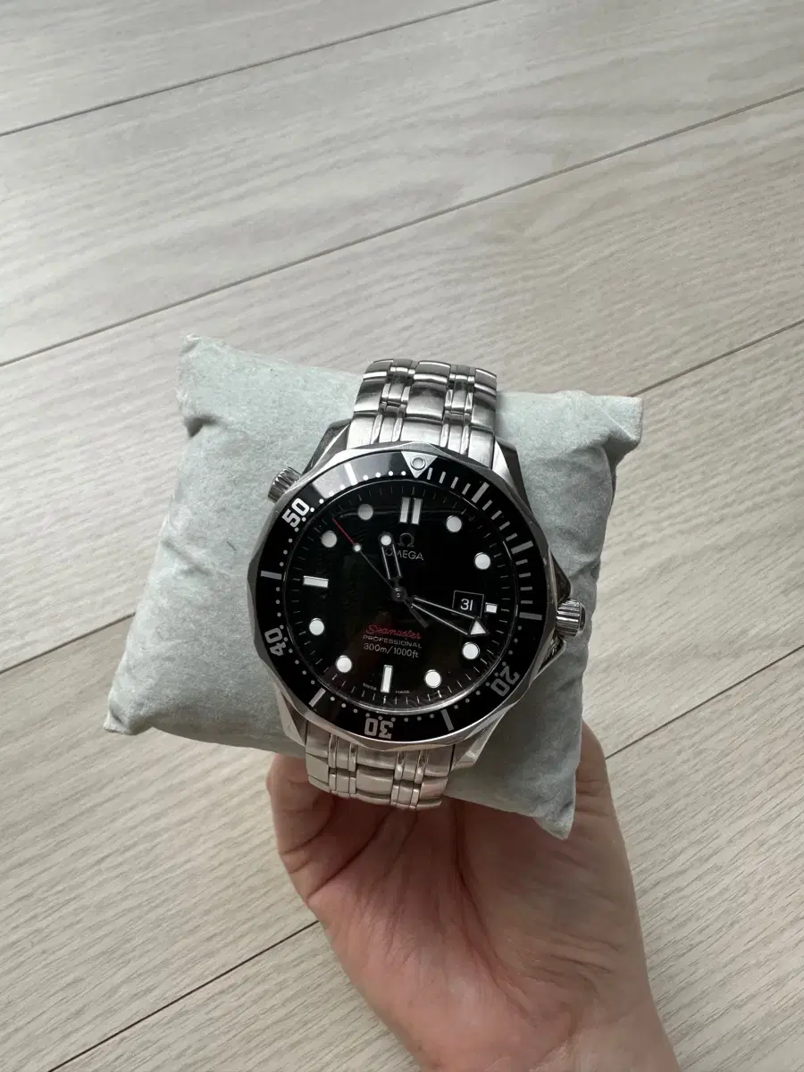 오메가 씨마스터 2세대 쿼츠 물결다이얼 41mm