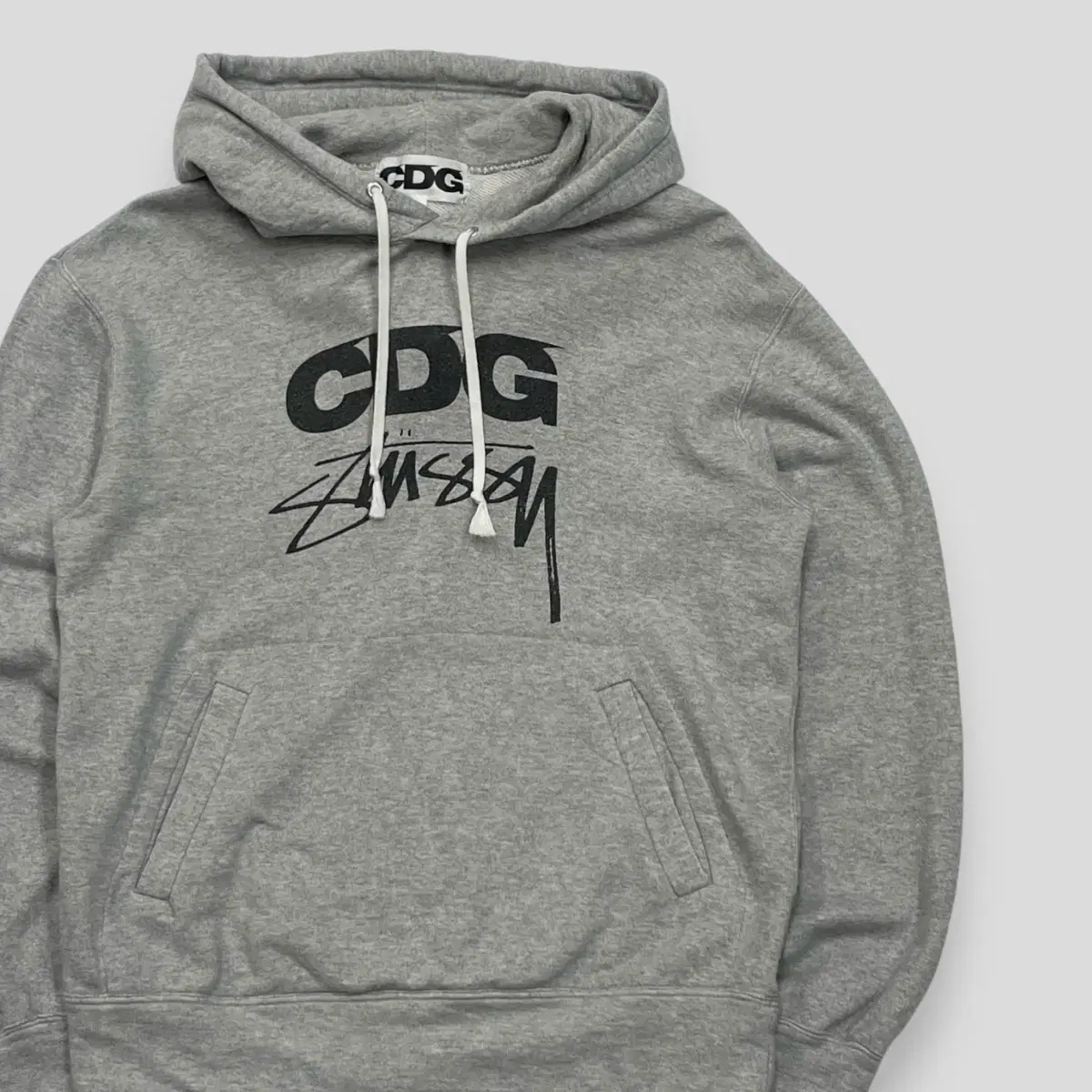 CDG x STUSSY 꼼데 스투시 후드 티셔츠