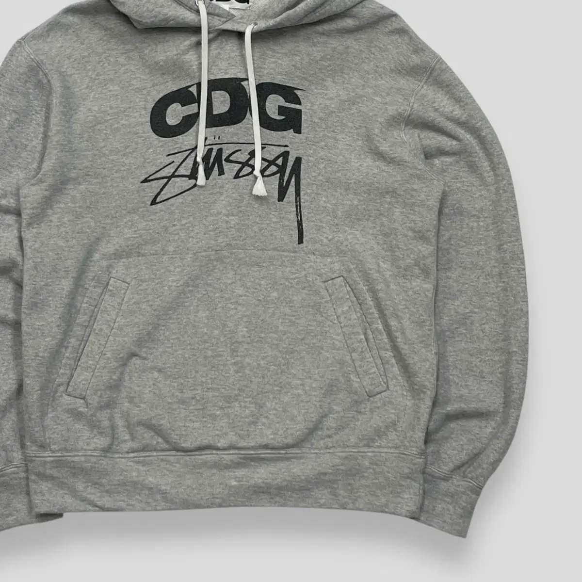 CDG x STUSSY 꼼데 스투시 후드 티셔츠