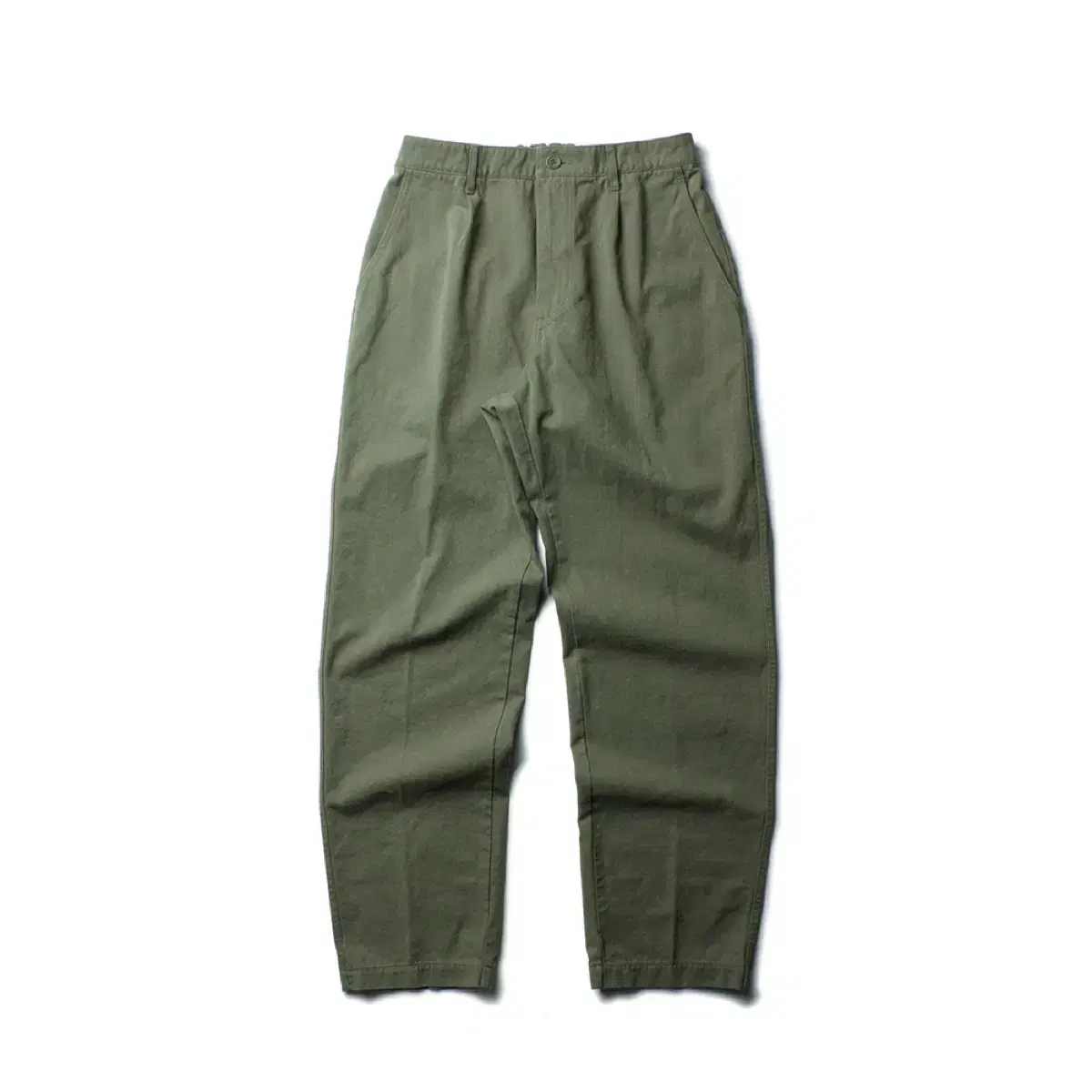 더레스큐 STANDARD EASY SLACKS WASHED OLIVE