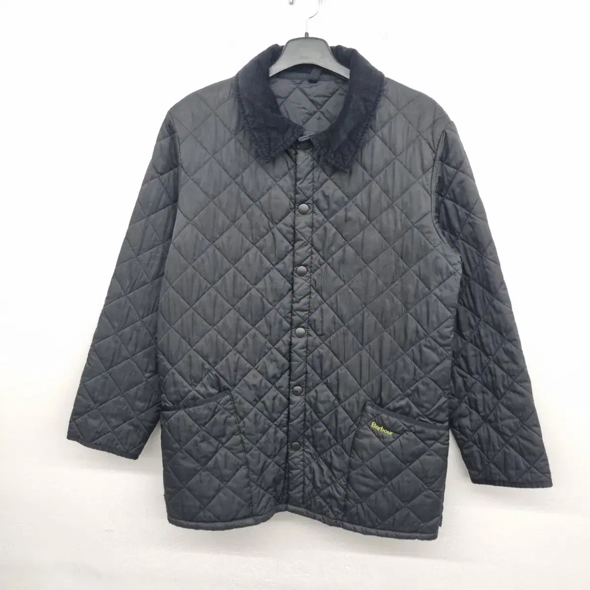 [95/M] Barbour 바버 골덴 카라 퀼팅 자켓