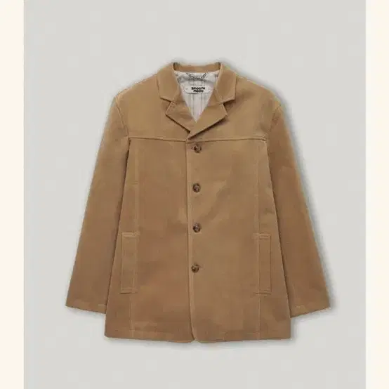 스무드무드 Letter Camel Cotton Jacket 스웨이드 자켓