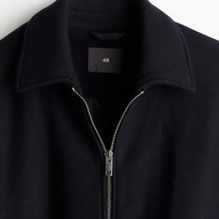 H&M - Wool Blend Jacket Navy Blue