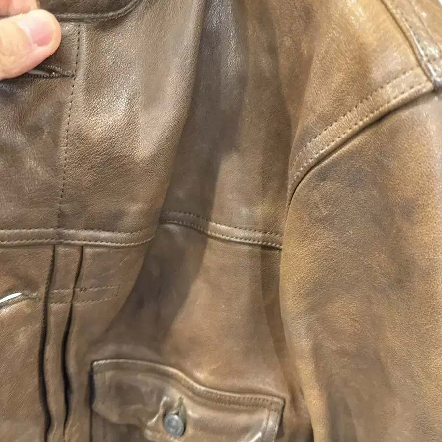 RRL leather jacket