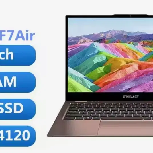 Teclast F7 Air 풀메탈, 풀HD, 세련된 디자인