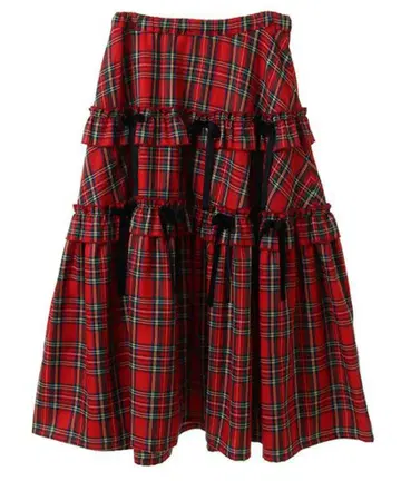 캔디 스트리퍼 TINY RIBBON TIERED SKIRT