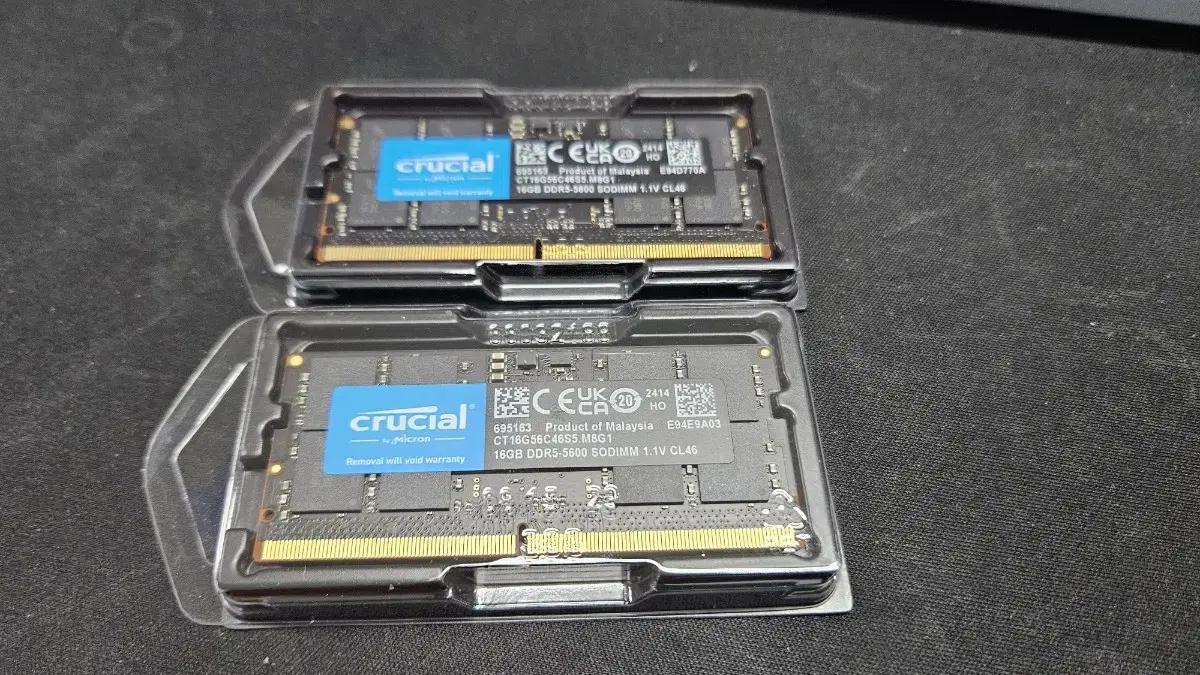 Crucial 마이크론 노트북 DDR5 16GB 2개