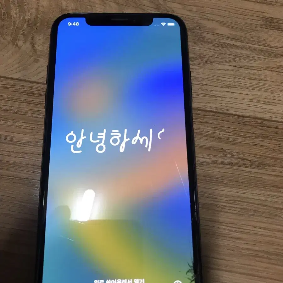 아이폰 x 중고 부품용  iphone x 잠금 화면